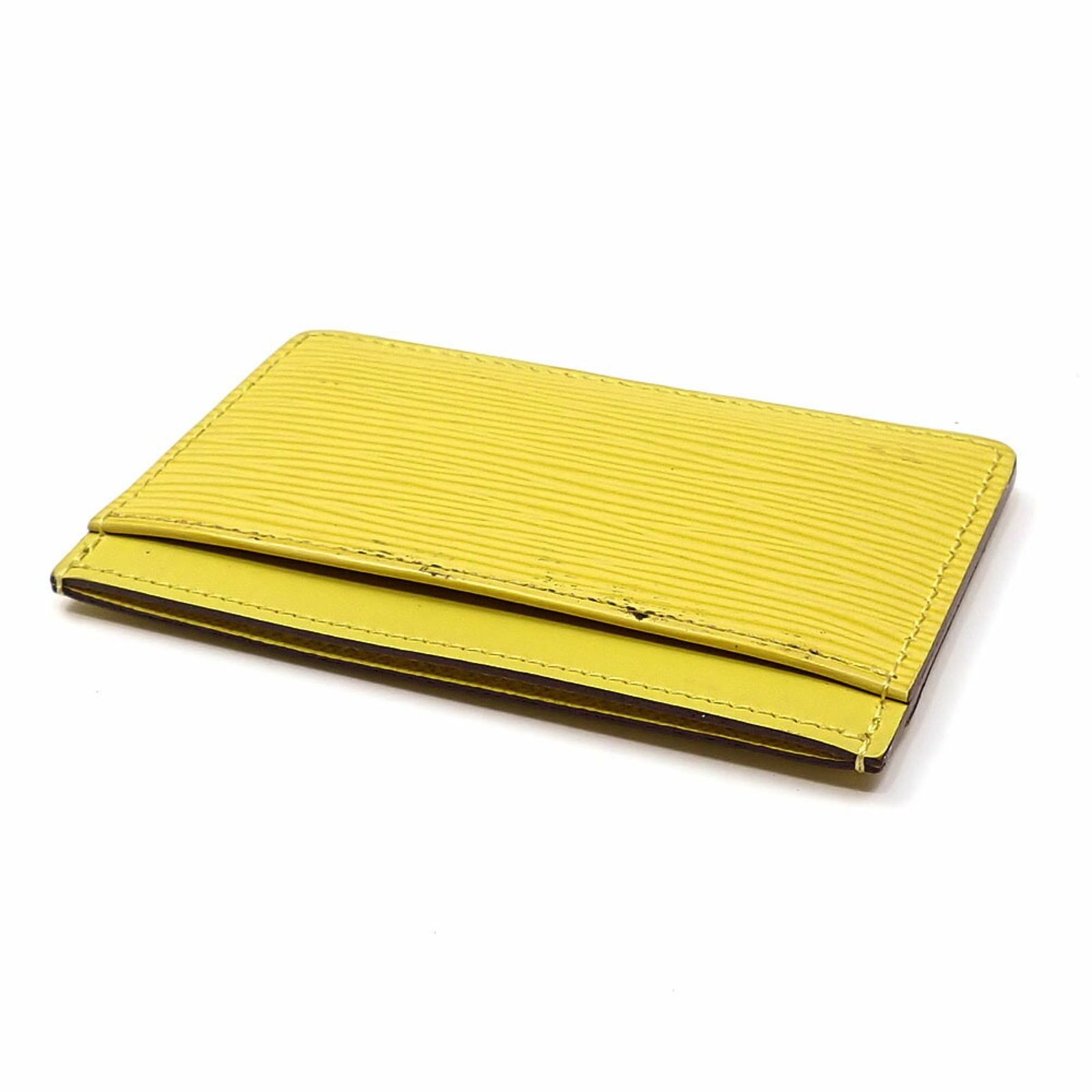 ルイ ヴィトン Louis Vuitton カードケース エピ ポルト カルト サーンプル レディース M 60518 ピスタッシュ 黄緑