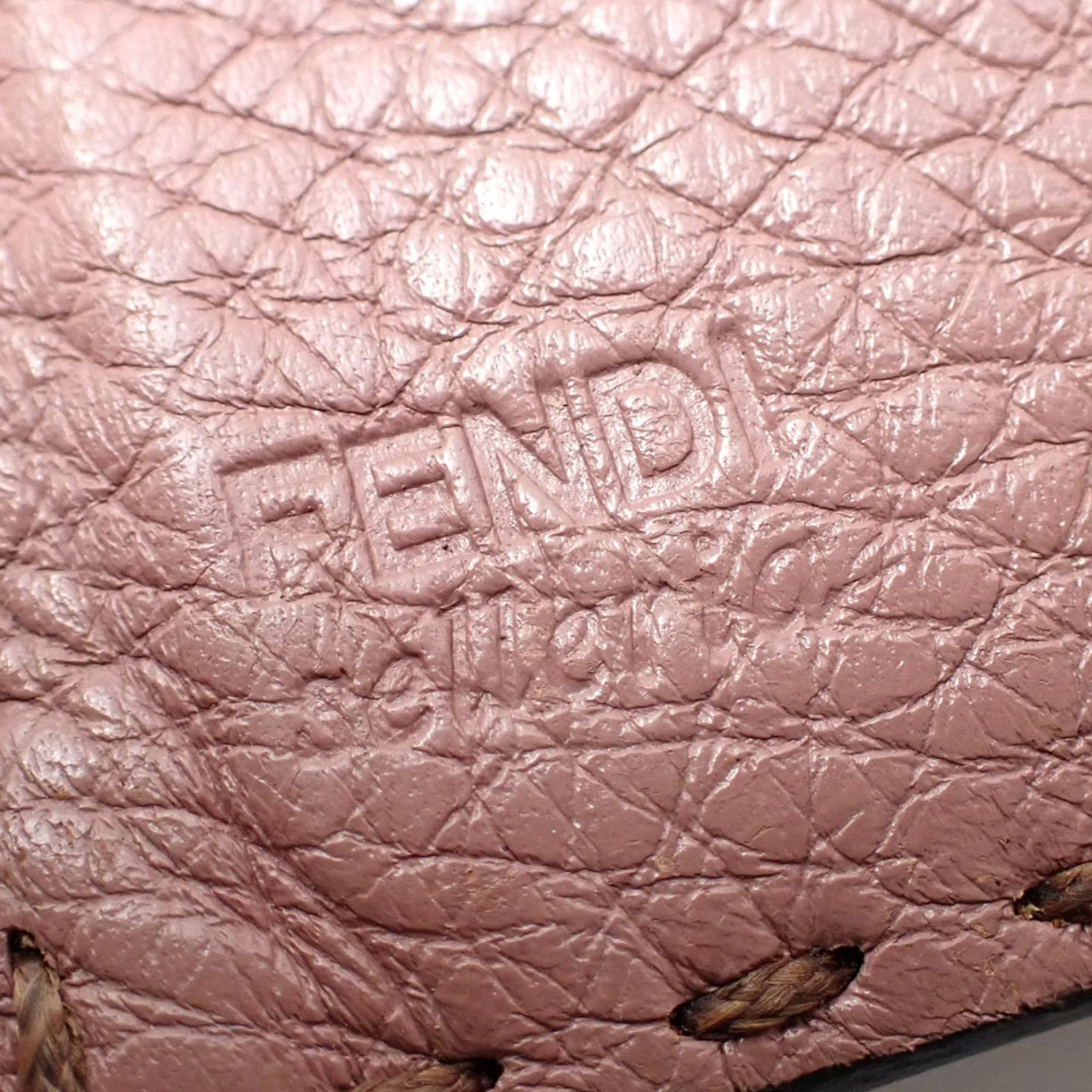 フェンディ(Fendi) フェンディ 二つ折り 長財布 レディース ピンク
