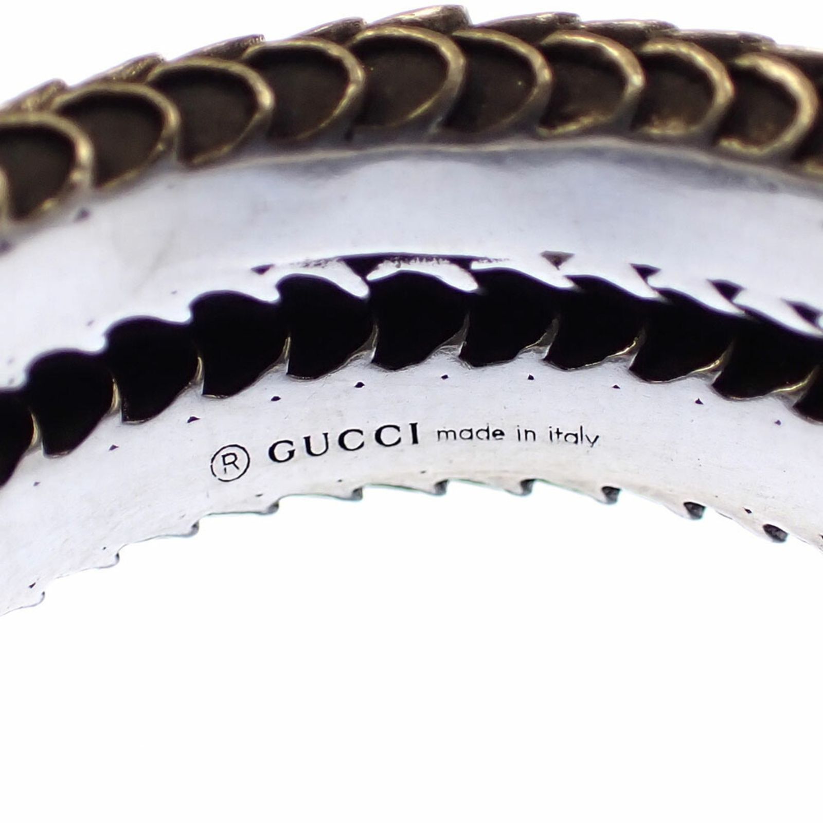  グッチ Gucci ガーデン スネーク リング メンズ SV 925 18号 19 15 9 g 指輪 シルバー 577294 J 8400 0811 蛇 ヘビ リング 指輪 アクセサリー