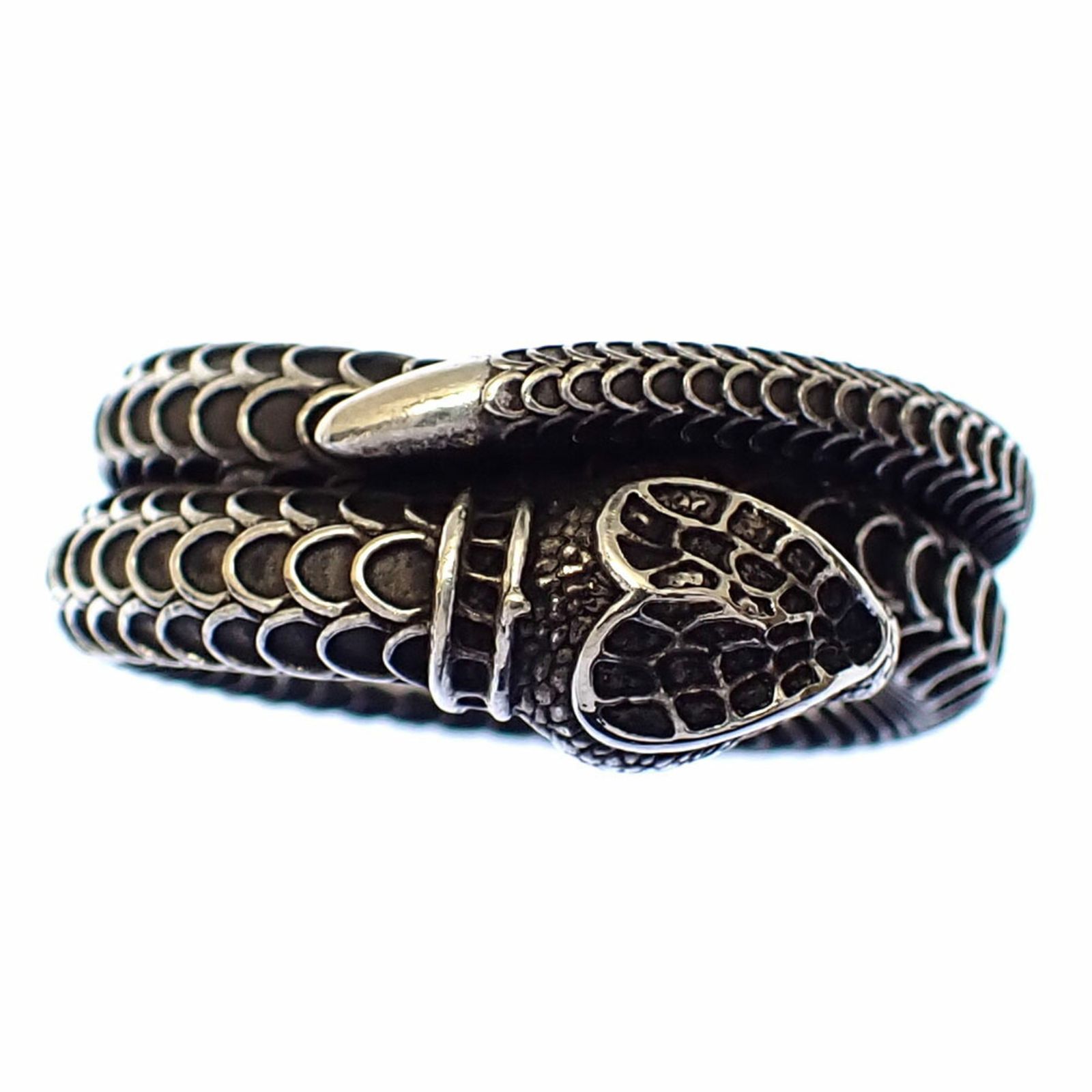 グッチ(Gucci) グッチ ガーデン スネーク リング メンズ SV925 18号