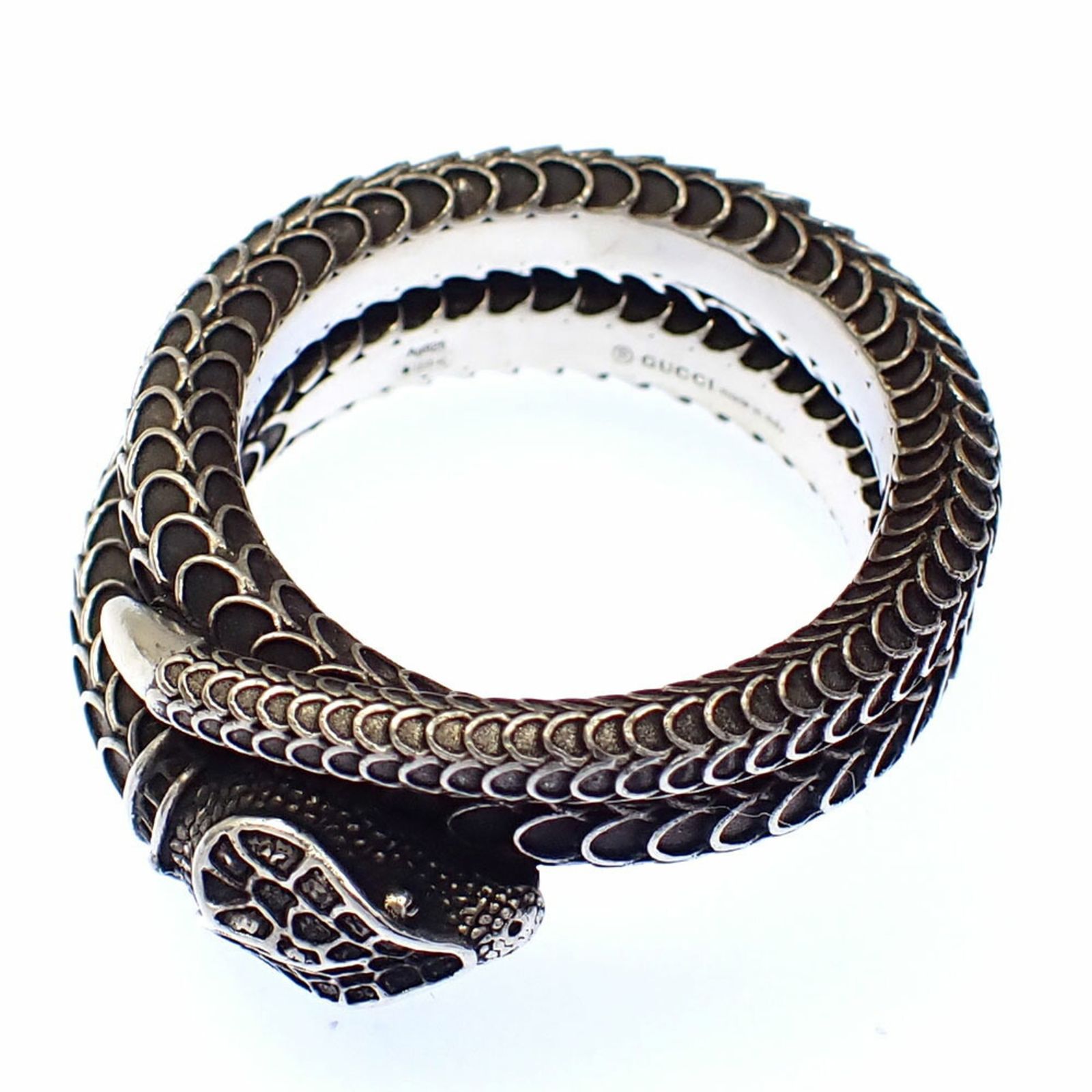 グッチ(Gucci) グッチ ガーデン スネーク リング メンズ SV925 18号