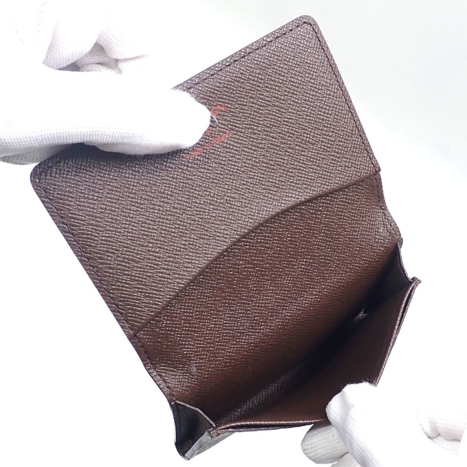  ルイ ヴィトン Louis Vuitton 二つ折り カードケース ダミエエベヌ アンヴェロップ カルト ドゥ ヴィジット N 62920 名刺入れ レディース メンズ カードケース 小物