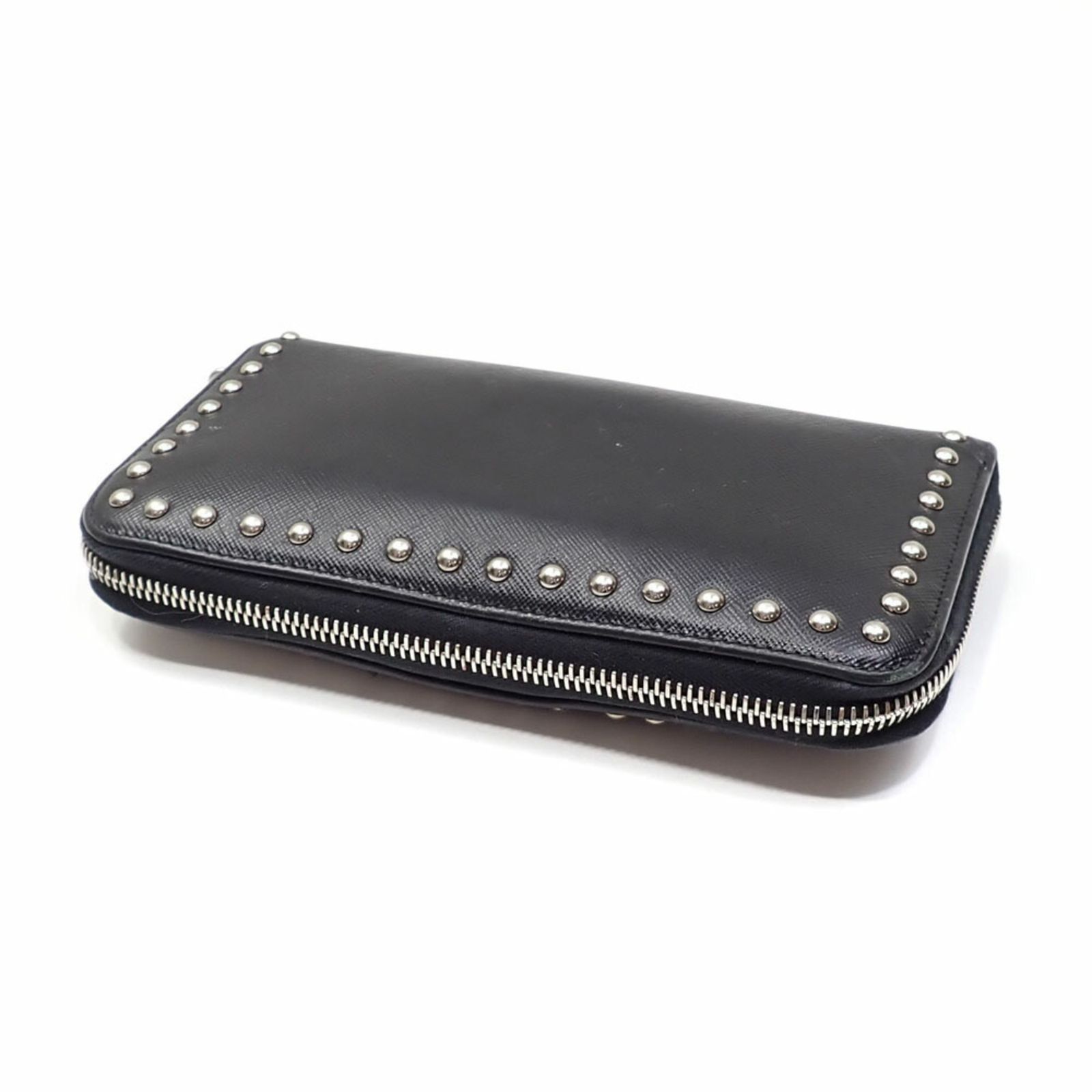 レディース プラダ(Prada) プラダ ラウンド 長財布 メンズ ネロ