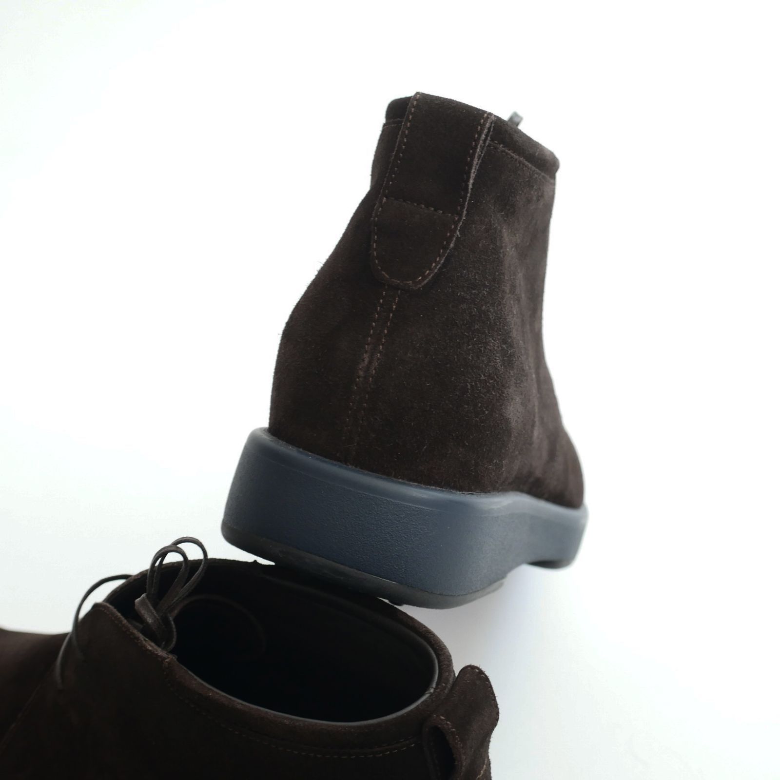  dt 228●6●FERRAGAMOフェラガモ●上質スエードの大人靴●レザーイタリア製チャッカブーツ●メンズ チャッカブーツ ブーツ 革靴