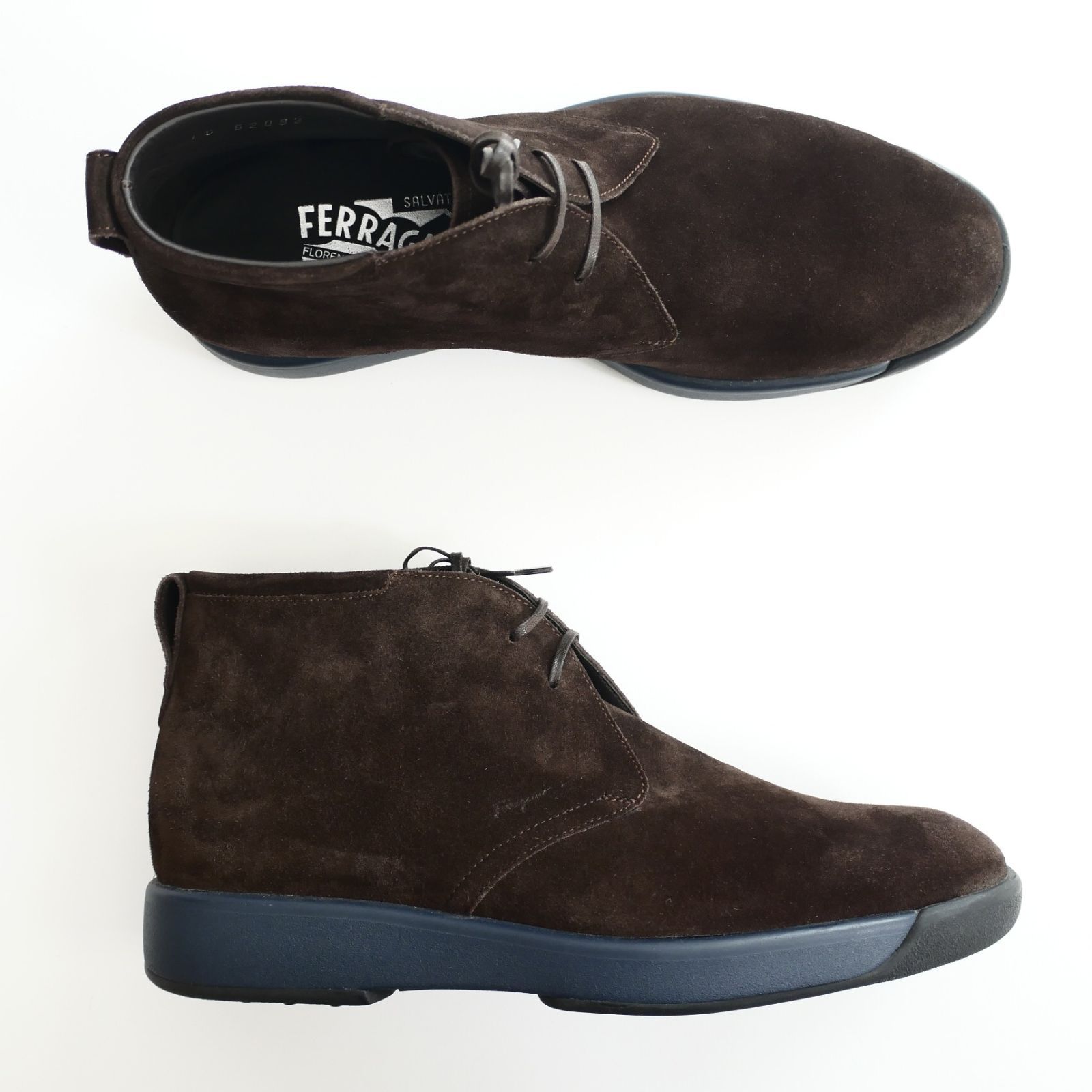 dt228○6○FERRAGAMOフェラガモ○上質スエードの大人靴○レザー