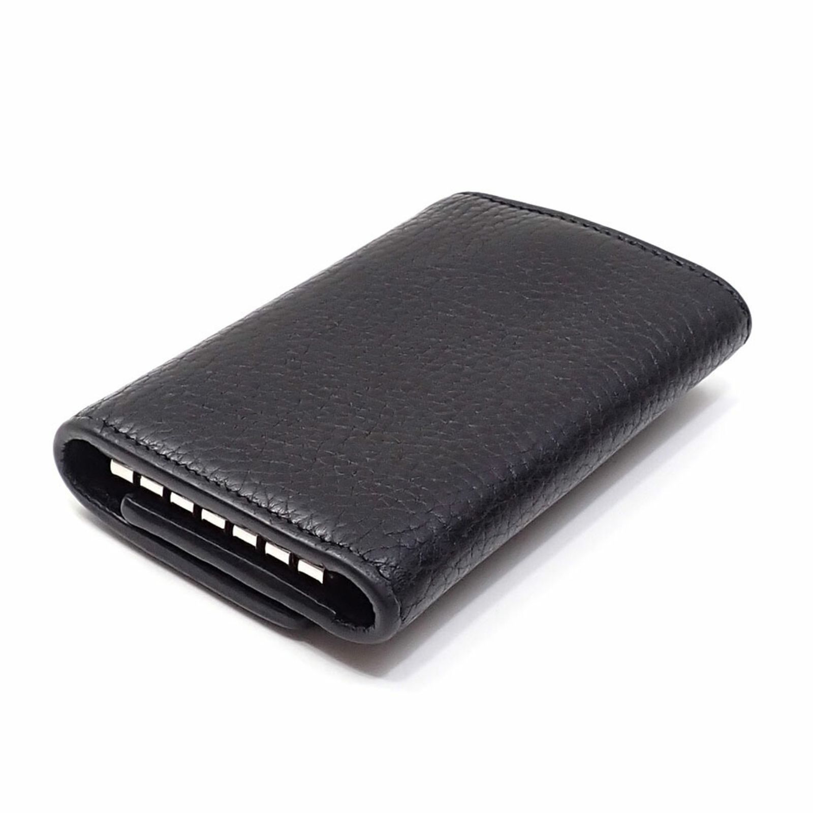 グッチ Gucci 六連 キーケース ブラック 黒 レザー 473924 レディース メンズ 鍵入れ