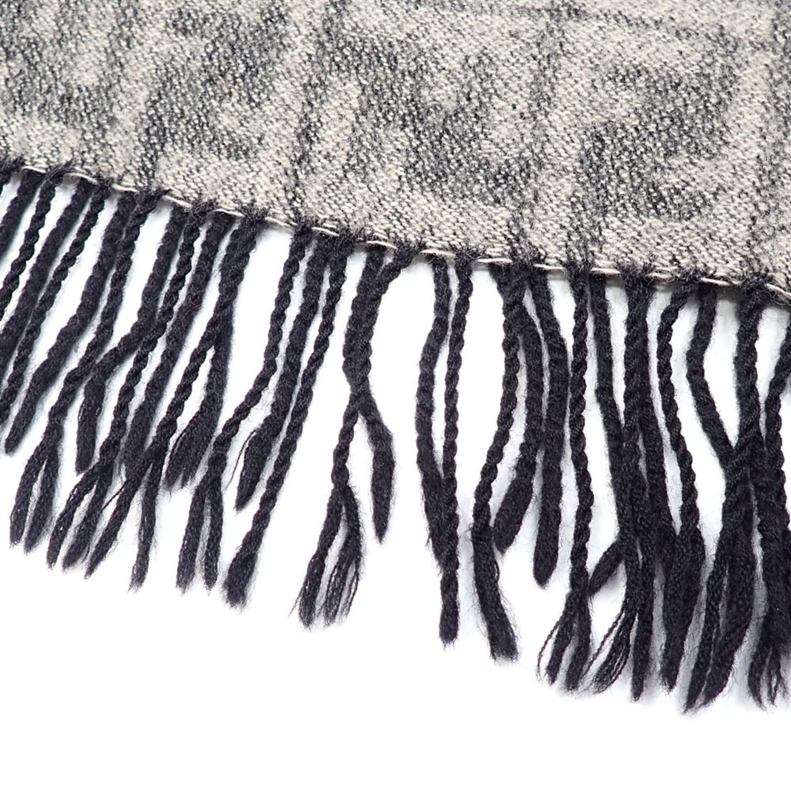 フェンディ Fendi マフラー レディース ウール グレー