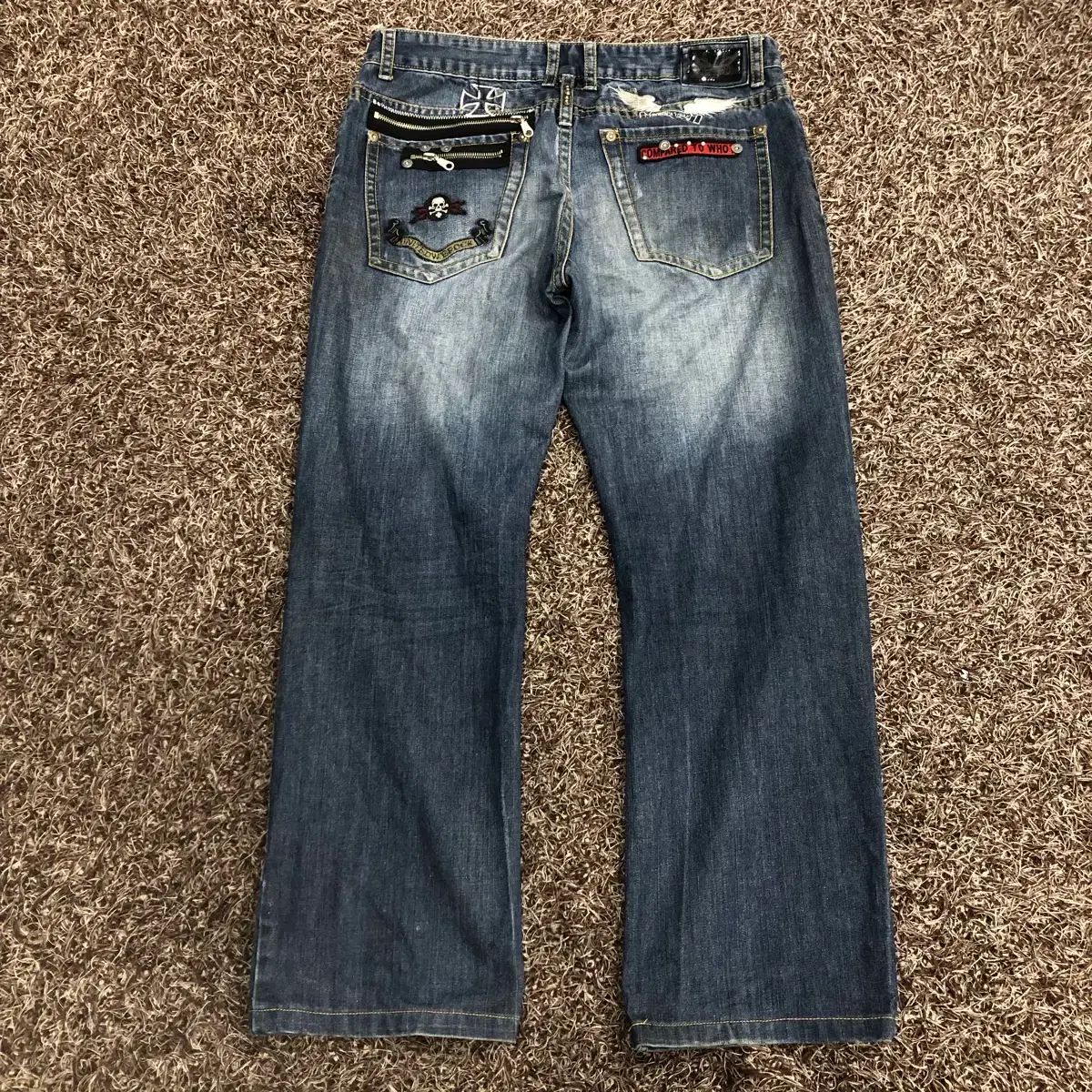 36 ロビンズジーン Y 2 k ワイド デニム パンツ