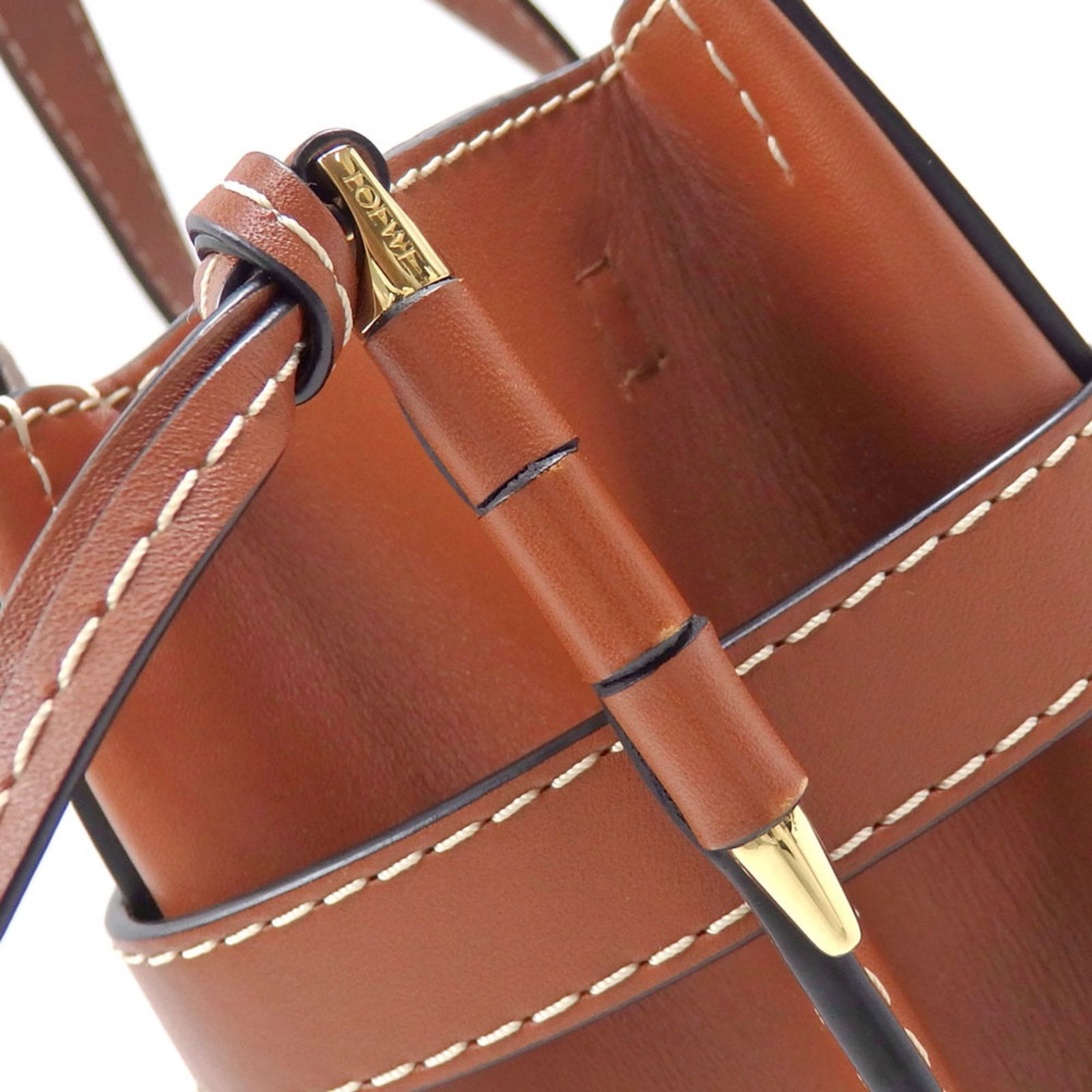 ロエベ(Loewe) ロエベ ハンドバッグ ゲート ミニ レディース タン