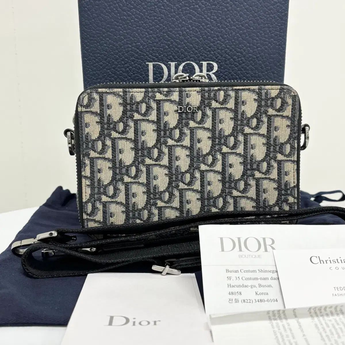 OS Dior オブリーク ストラップ クロスバッグ