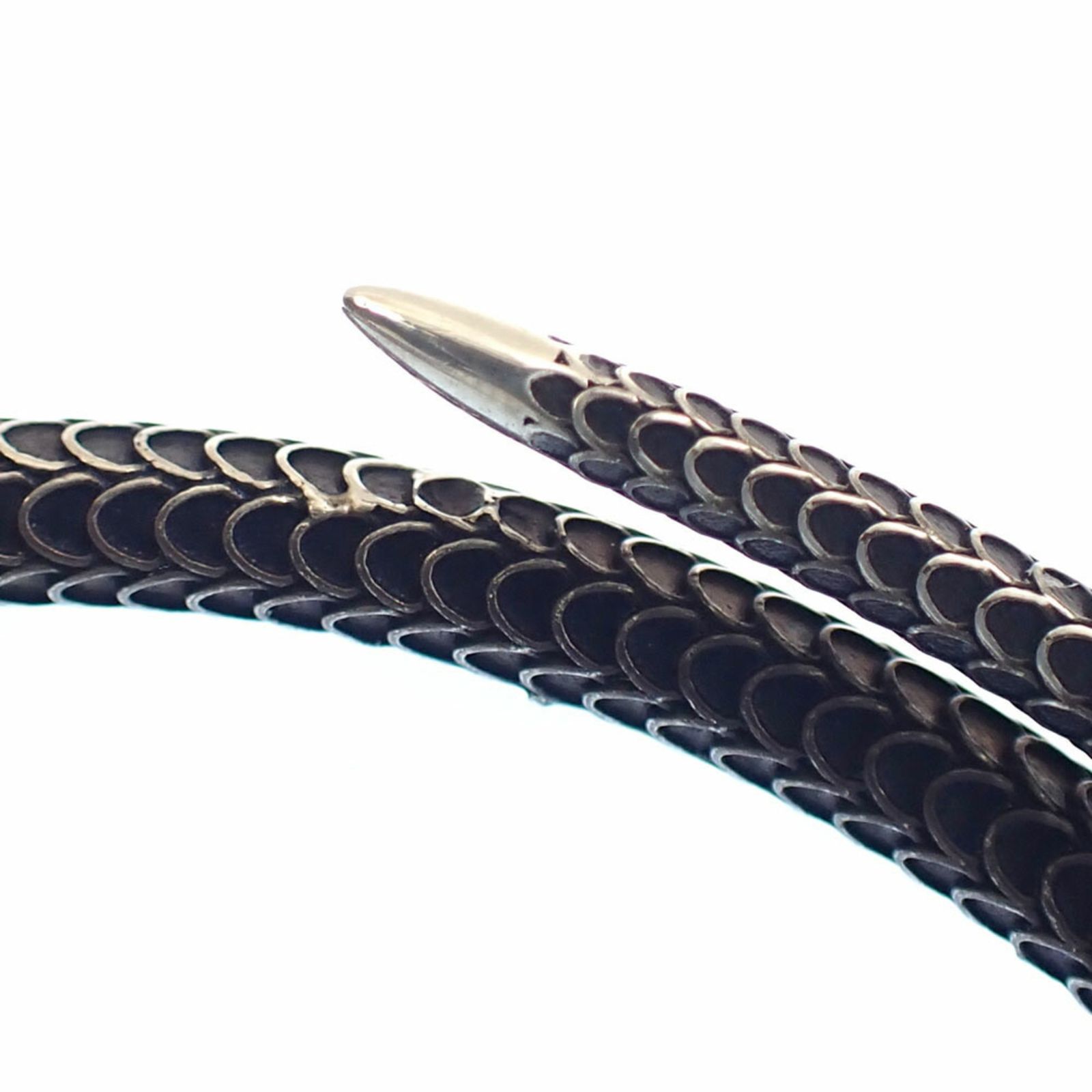 グッチ(Gucci) グッチ ガーデンスネーク バングル メンズ SV925 45.7g