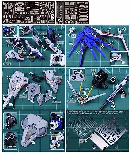 MGSD フリーダムガンダム改造用 ディテールアップ ハイクオリティーステンレスパーツ 水転写式デカール付き 並行輸入品 m