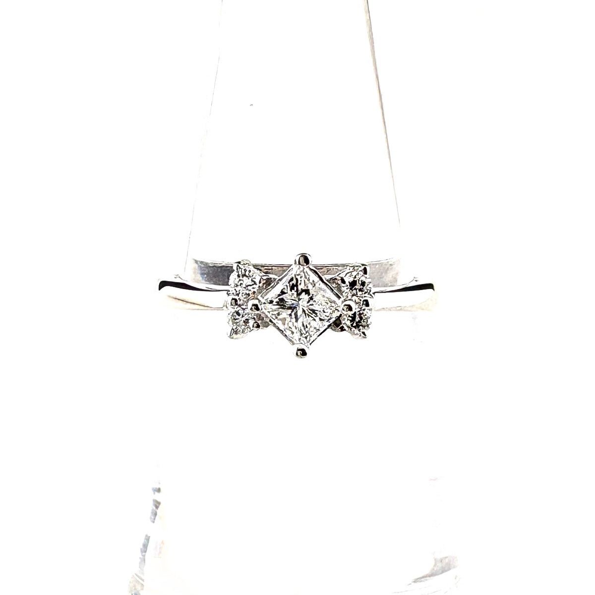 メレダイヤ デザインリング 指輪 リング 11号 K 18 ダイヤモンド レディース