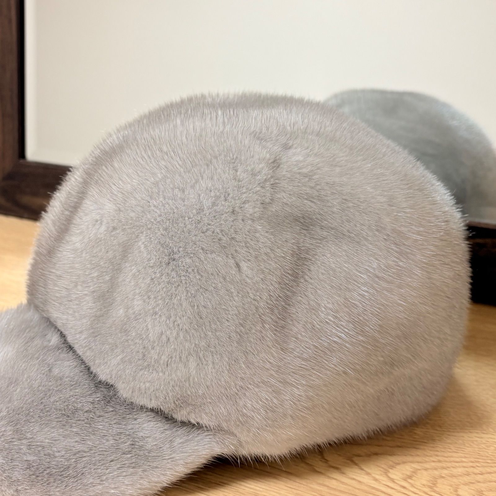 ミンクファー キャップ 帽子 サイズ38