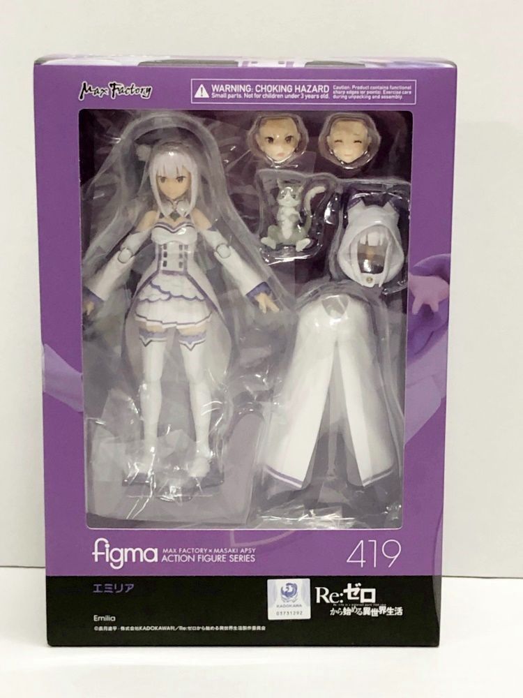 エミリア 0 figma figma419 リゼロ 未組立FigmaエミリアリゼロRe:ゼロ