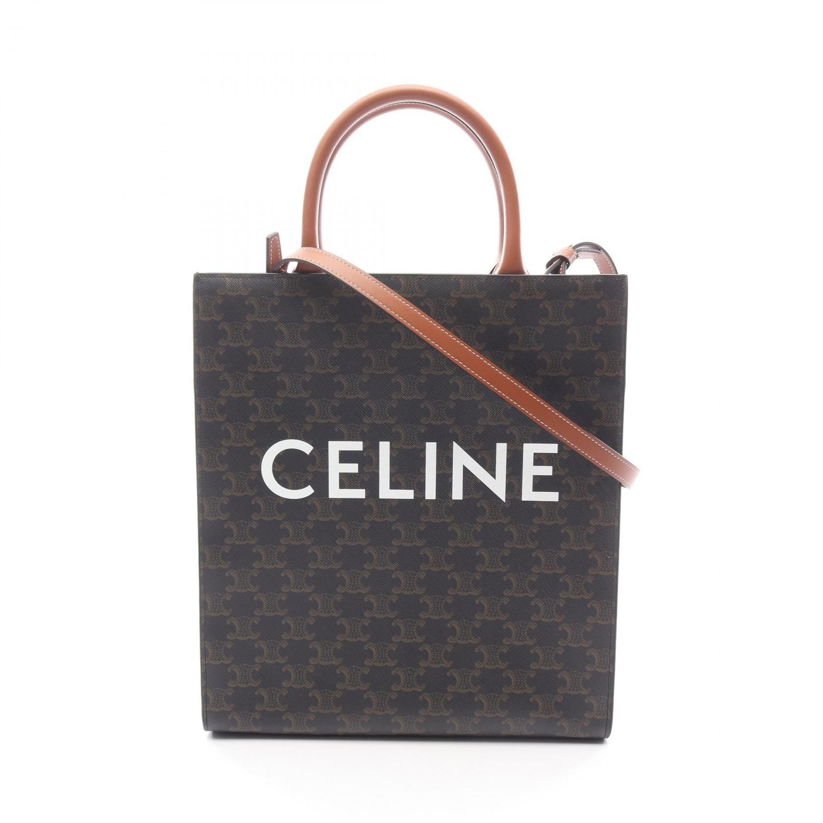 CELINE セリーヌ スモール バーティカル カバ トリオンフ トートバッグ