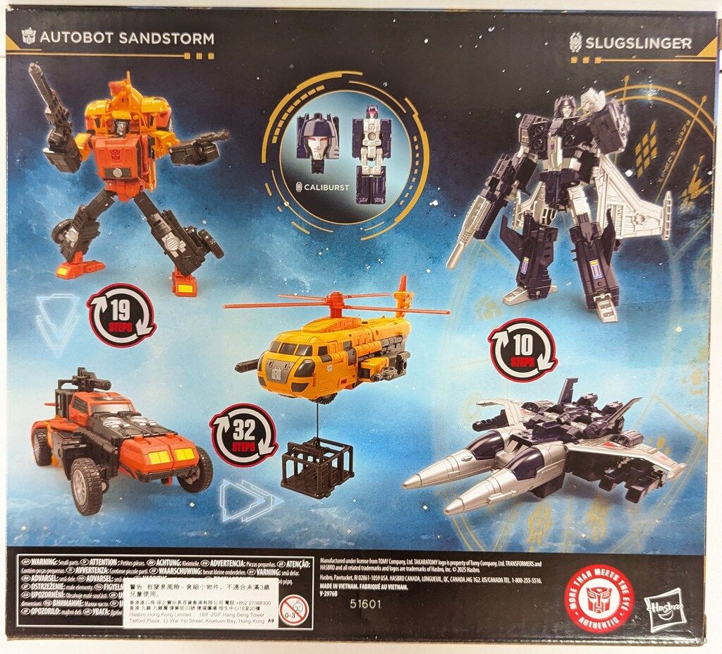 HASBRO WRECK N DOOM COLLECTION AUTOBOTSANDSTORMVSSLUGSLINGER