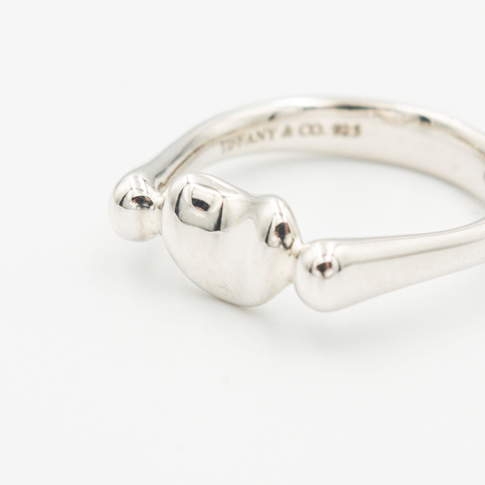 Tiffany & Co. シルバーリング ポーチ付き Tiffany & Co. シルバーリング ポーチ付き