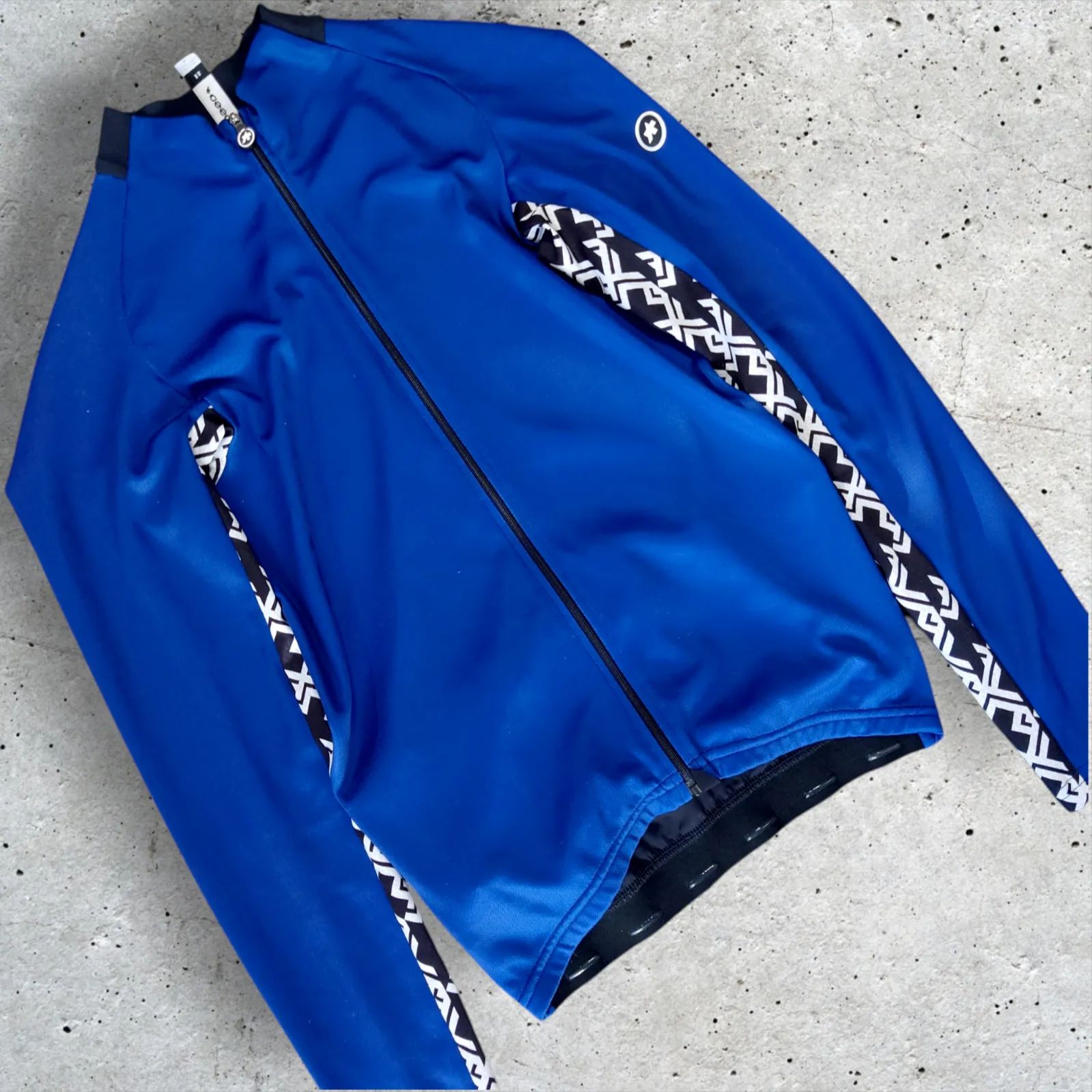 assos MILLE GT ロングスリーブ サイクルジャージ ネイビー XSサイズ 長袖 ユニセックス