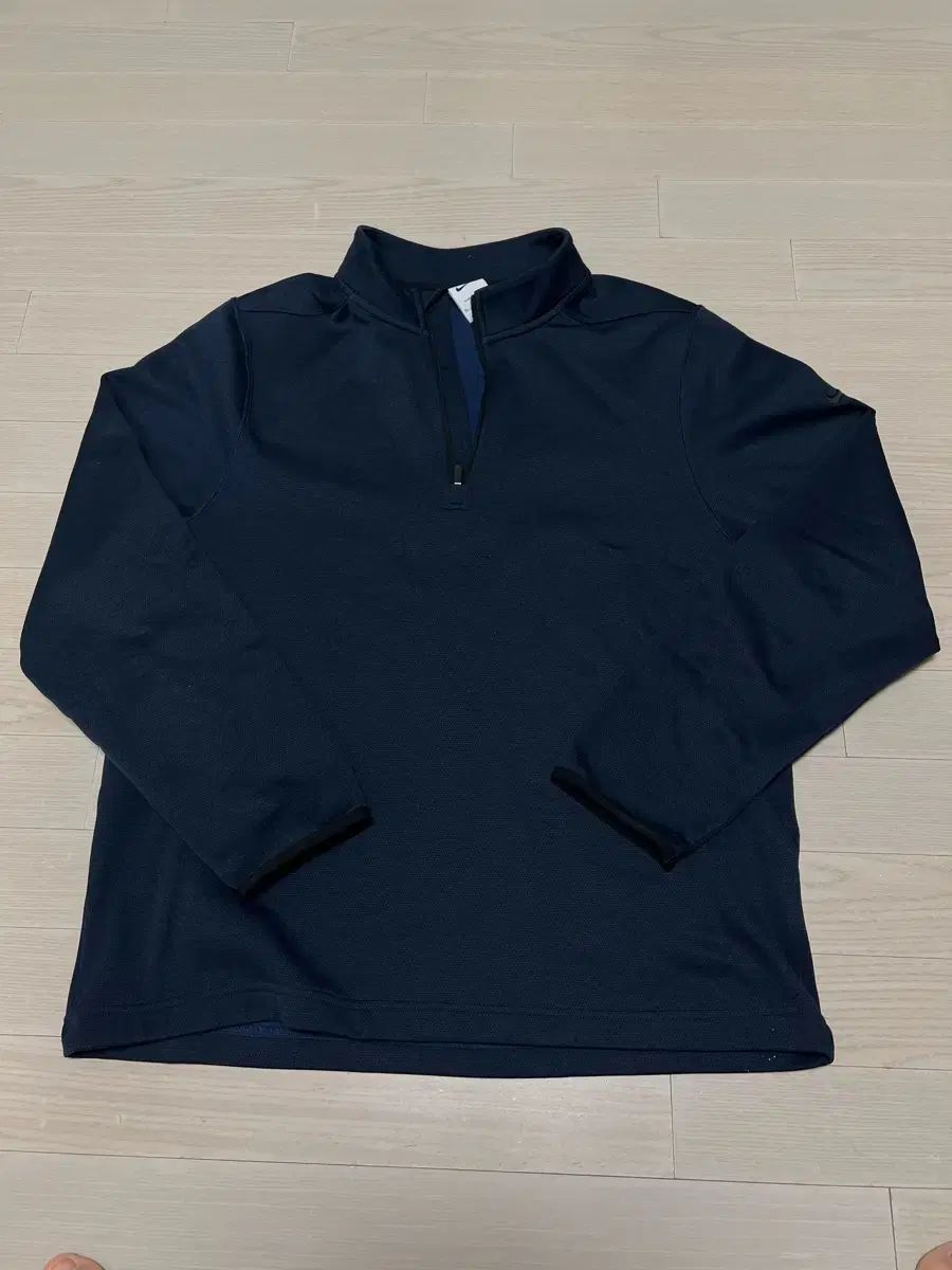 ナイキ 起毛 ゴルフ ハーフジップ ネイビー XL