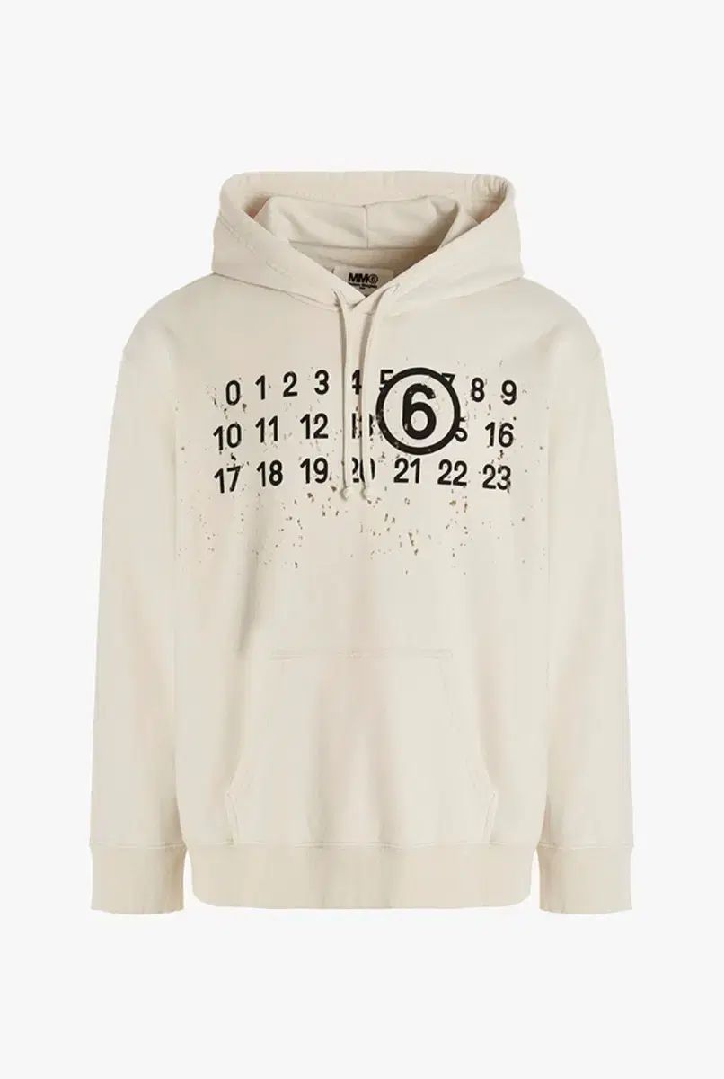 XL MM 6 ロゴ デザインテープ WHO フーディー