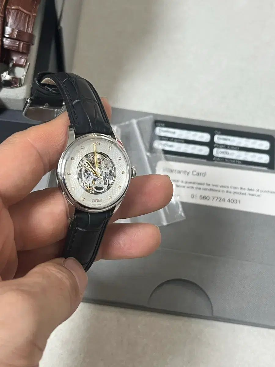 オリス アトリエ ダイヤモンド 33 mm オートマチック フルセット