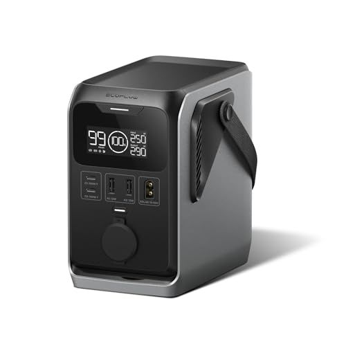 迅速に発送 EcoFlow TRAIL 300 DC ポータブル電源 288 Wh リン酸鉄リチウム DC定格300 W スマホ タブレット充電用 キャンプ アウトドア 停電対策 防災対策 車中泊 家庭用 蓄電池 ソーラーパネル対応 aba 6 f 612