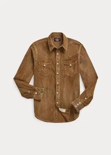 RRL ダブルアールエル コーデュロイ ウエスタンシャツ