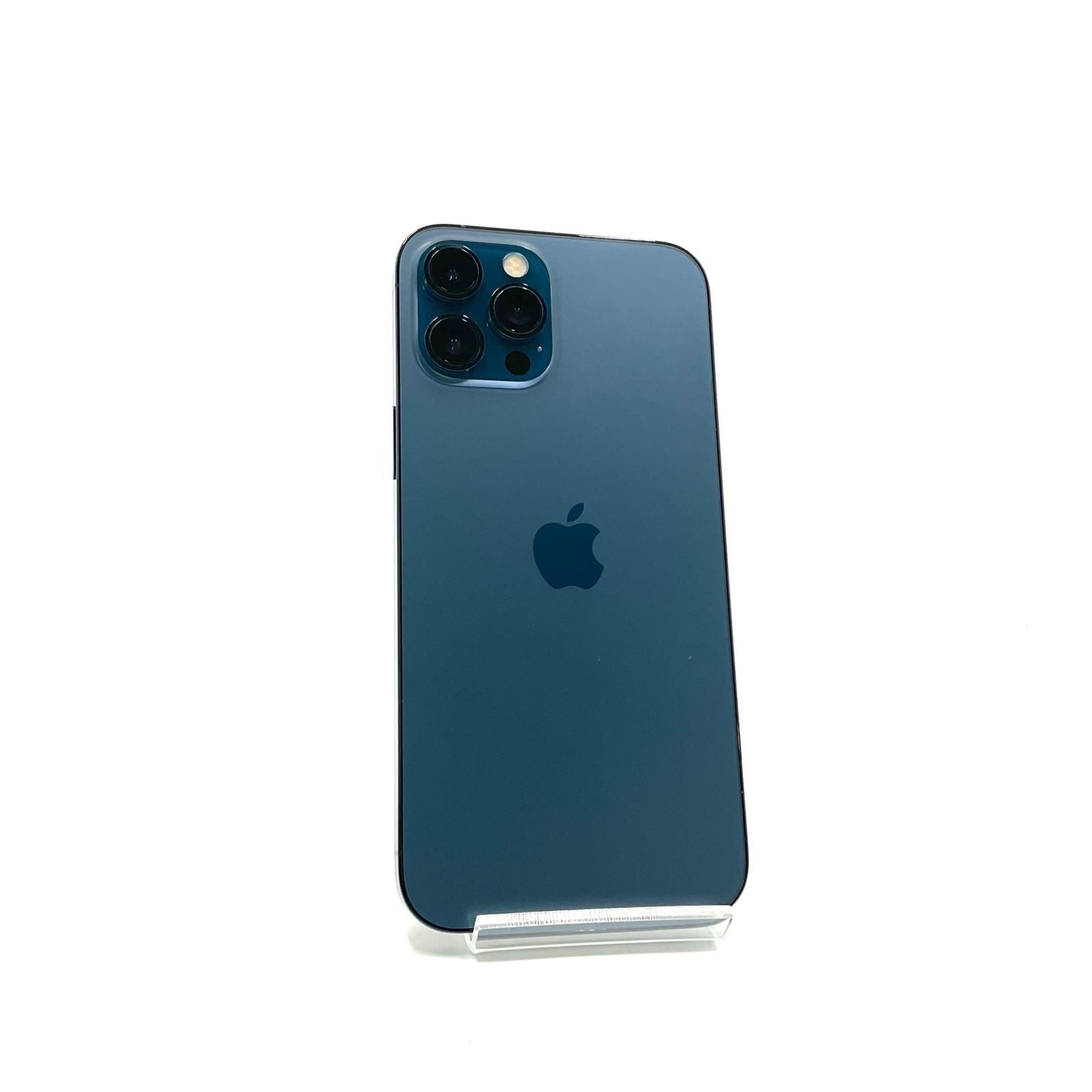 iPhone 12 Pro Max 128GB パシフィックブルー Softbank 白ロム【難有 