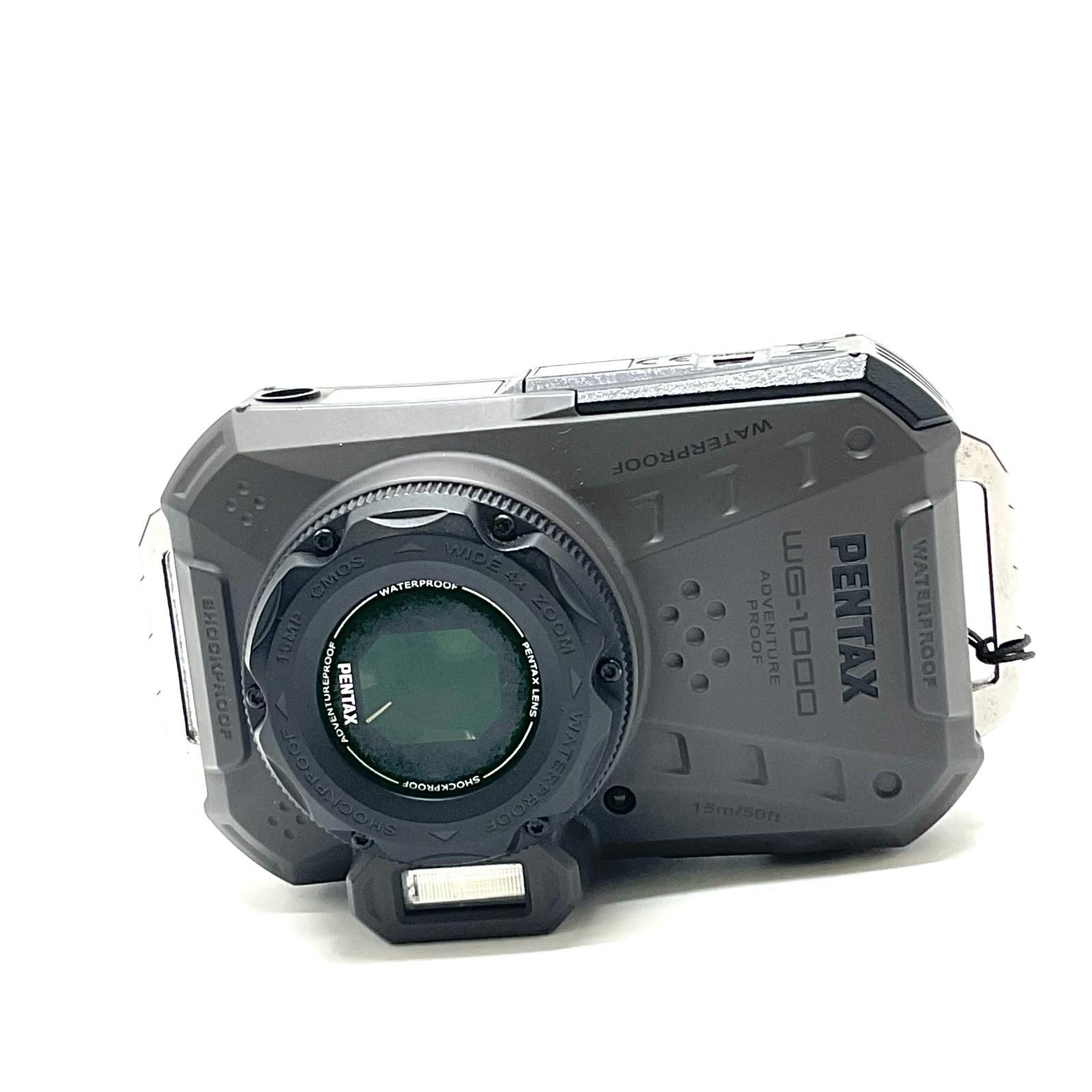 PENTAX コンパクトデジタルカメラ WG-1000 [グレー]【難有】【最速発送