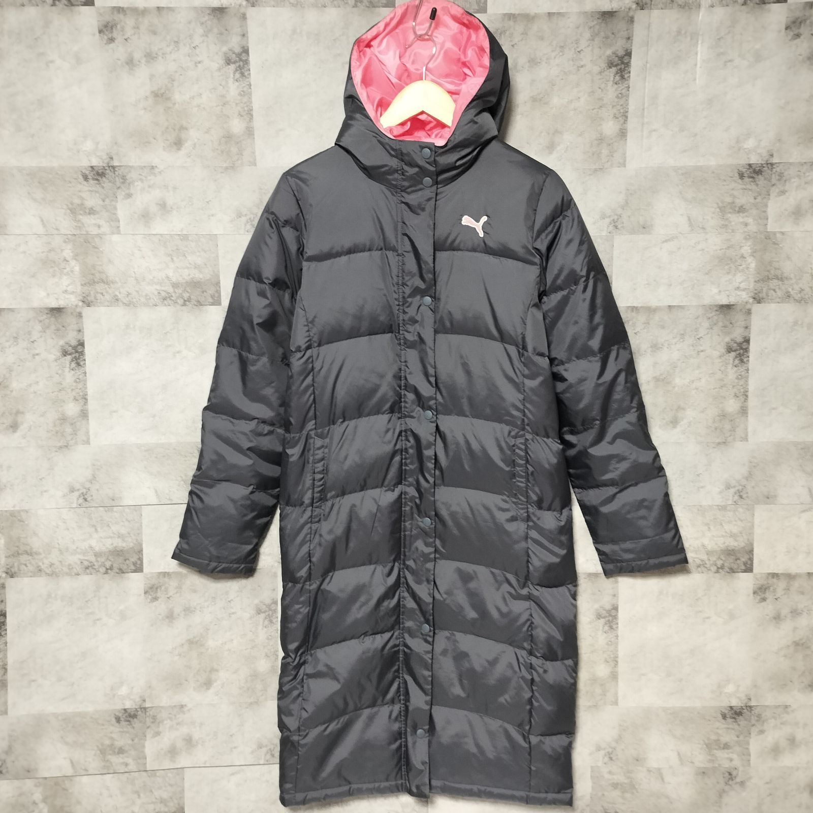 極美品】PUMA プーマ リアルダウン ベンチコート Мサイズ