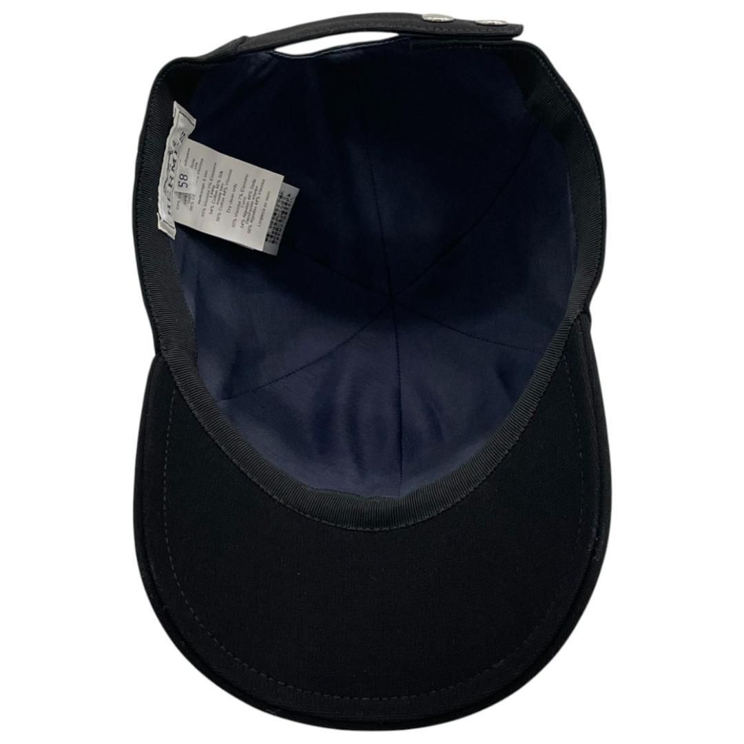 新品未使用】エルメス HERMES 帽子 キャップ セリエボタン ブラック