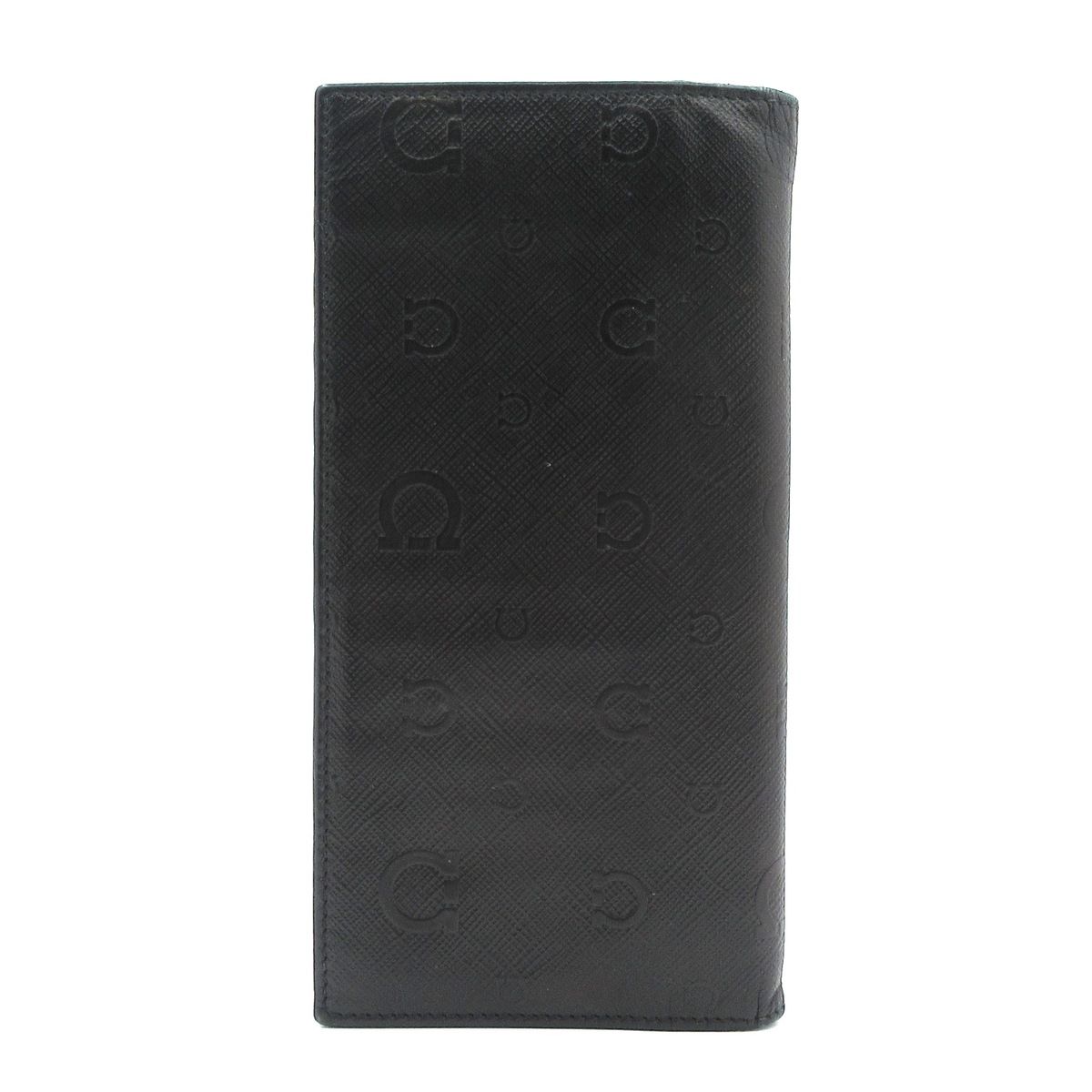 FERRAGAMO SalvatoreFerragamo サルバトーレフェラガモ 長財布 ガンチーニ 黒 レザー