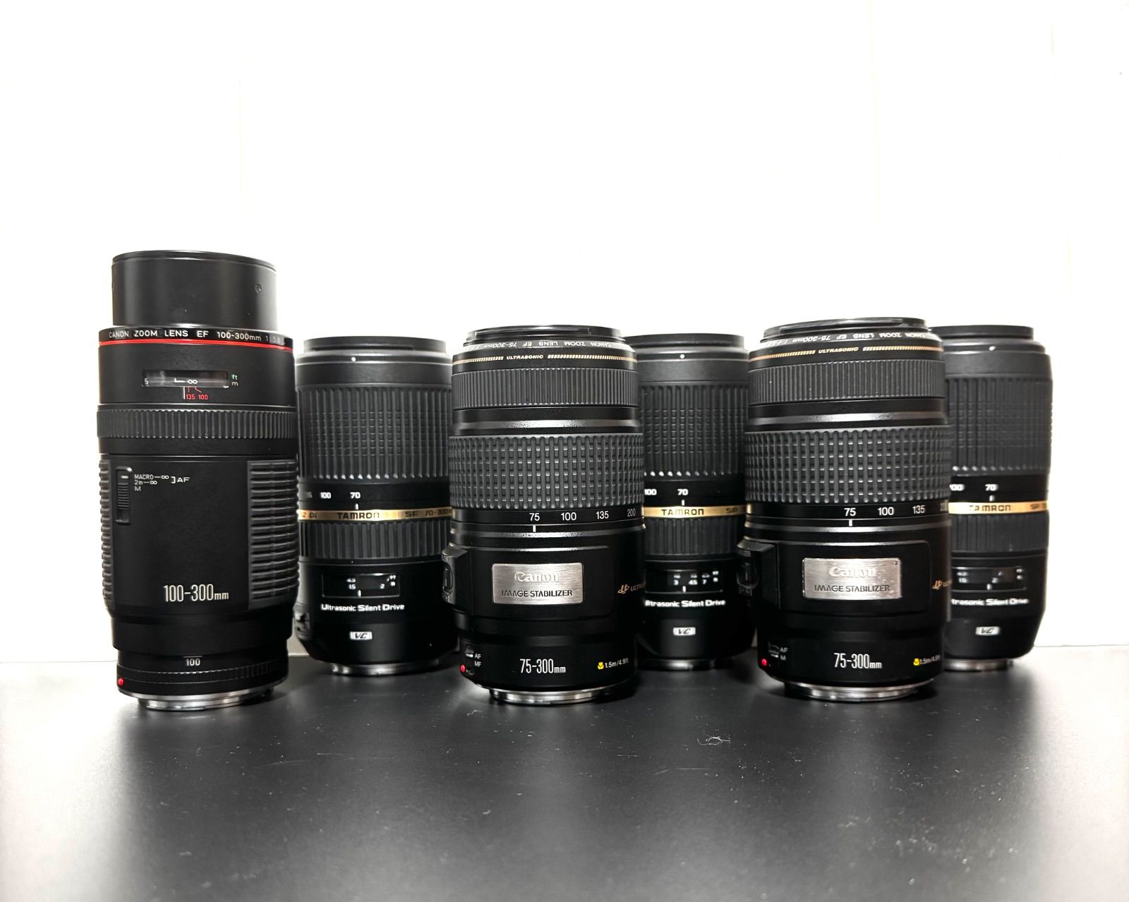 6品おまとめ Canon キャノン EF 75 300 mm F 4 5 6 IS USM 2 100 L TAMRON A 005 3 タムロン 望遠ズームレンズ 品 3818