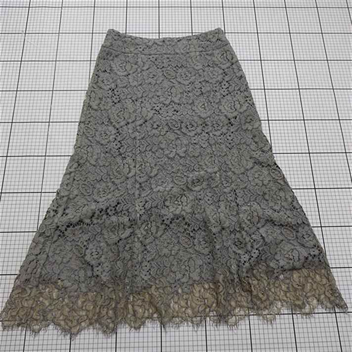 ◇ Θ イエナ IENA レーススカート グレー系 38サイズ レディース E