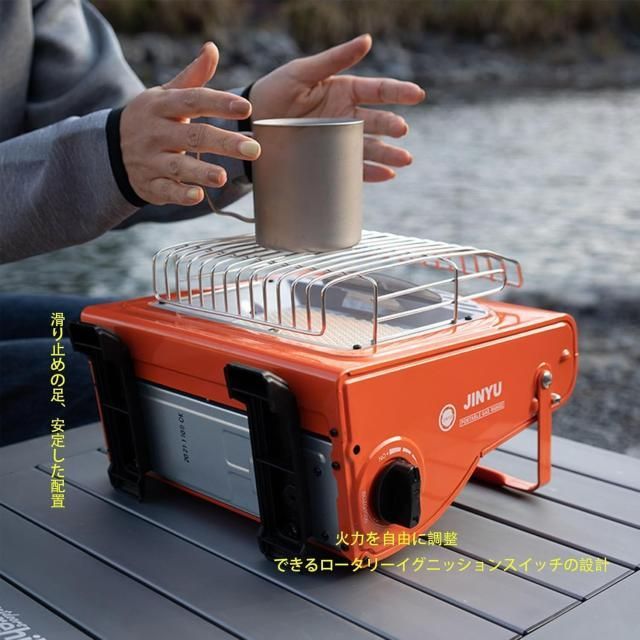 2025新型 カセットガスストーブ ガスヒーター ポータブルヒーター1台2