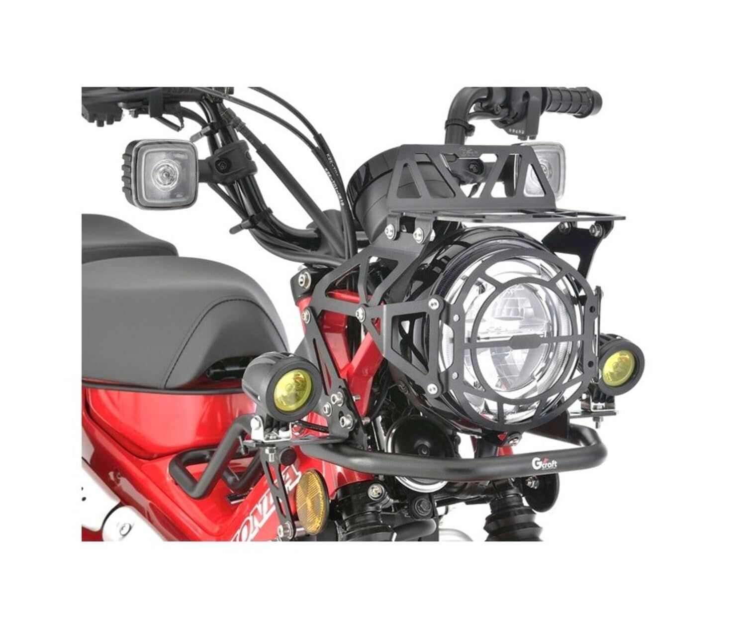 Gクラフト Gcraft ヘッドライトガード スチール ブラック CT 125 ハンターカブ JA 55 65 32602