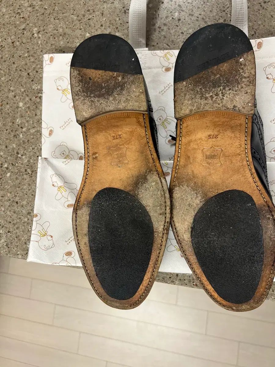 リーガル ヘリテイジ ウイングチップ 275 使用感 적음