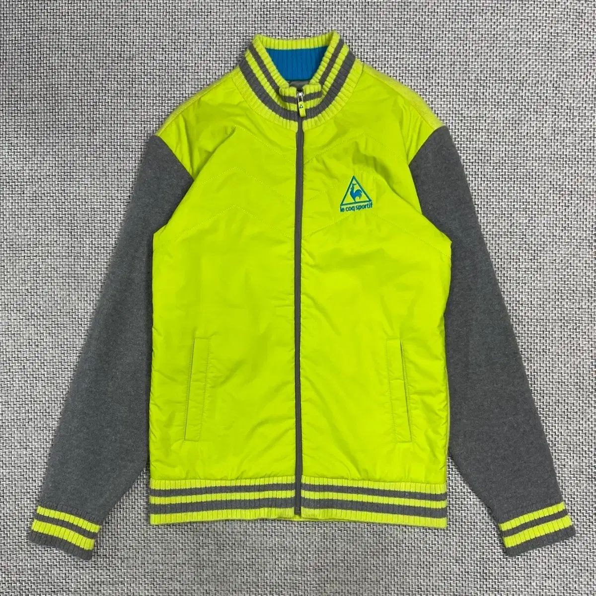 ルコックスポルティフ ゴルフ コレクション ニット ミックス ジップアップ ジャケット