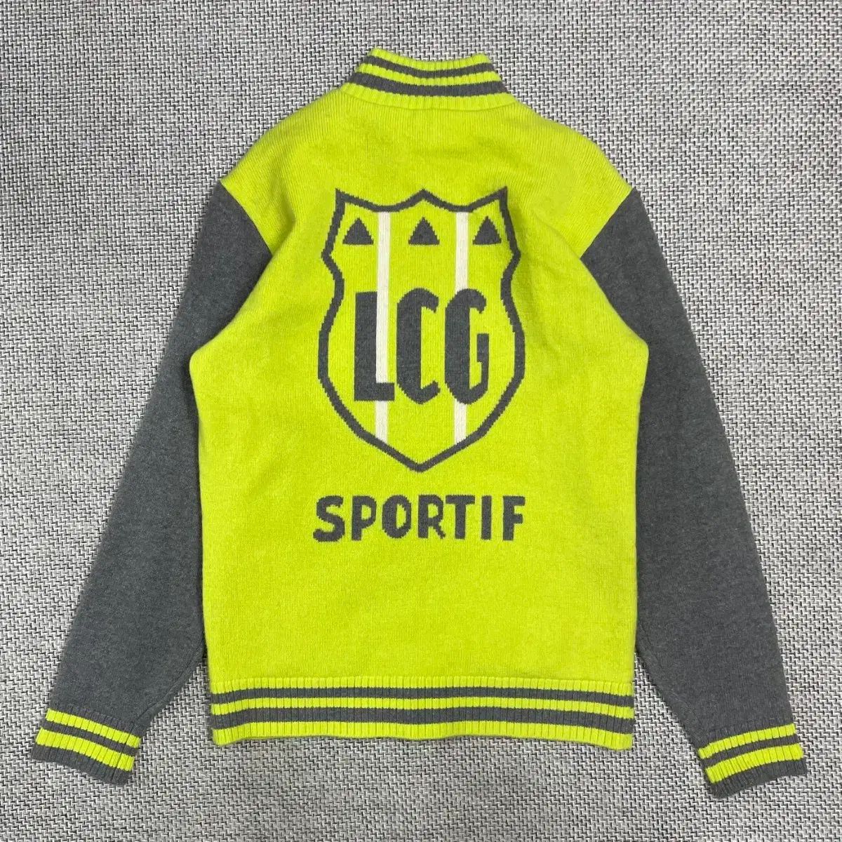 ルコックスポルティフ ゴルフ コレクション ニット ミックス ジップアップ ジャケット