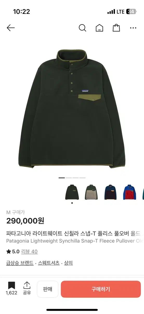 パタゴニア Synchilla シンチラ フリース プルオーバー オールドグロース グリーン ダークグリーン オリーブ