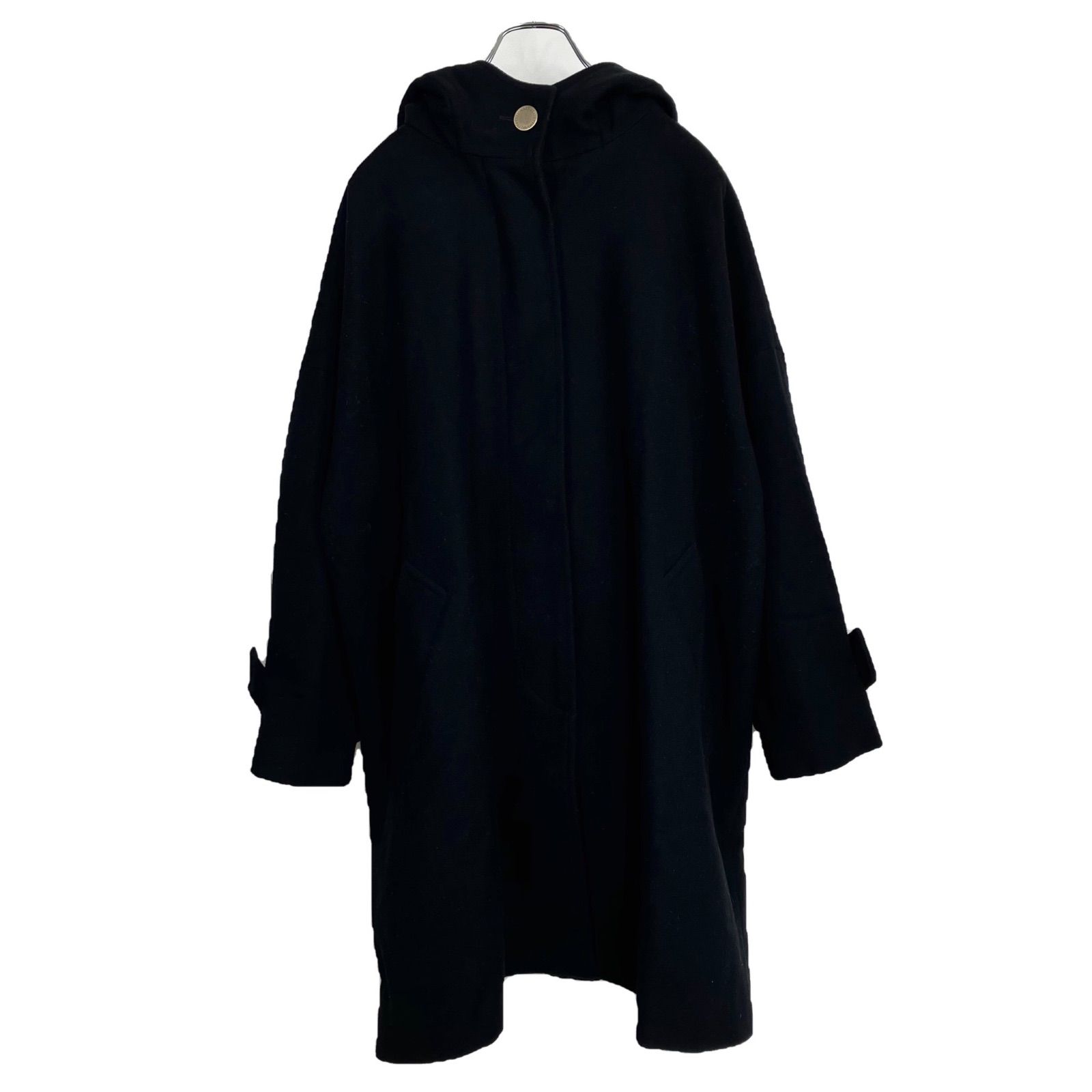 Traditional Weatherwear MALTON HOOD 34 ブラック 黒 トラディショナルウェザーウェア ウールコート