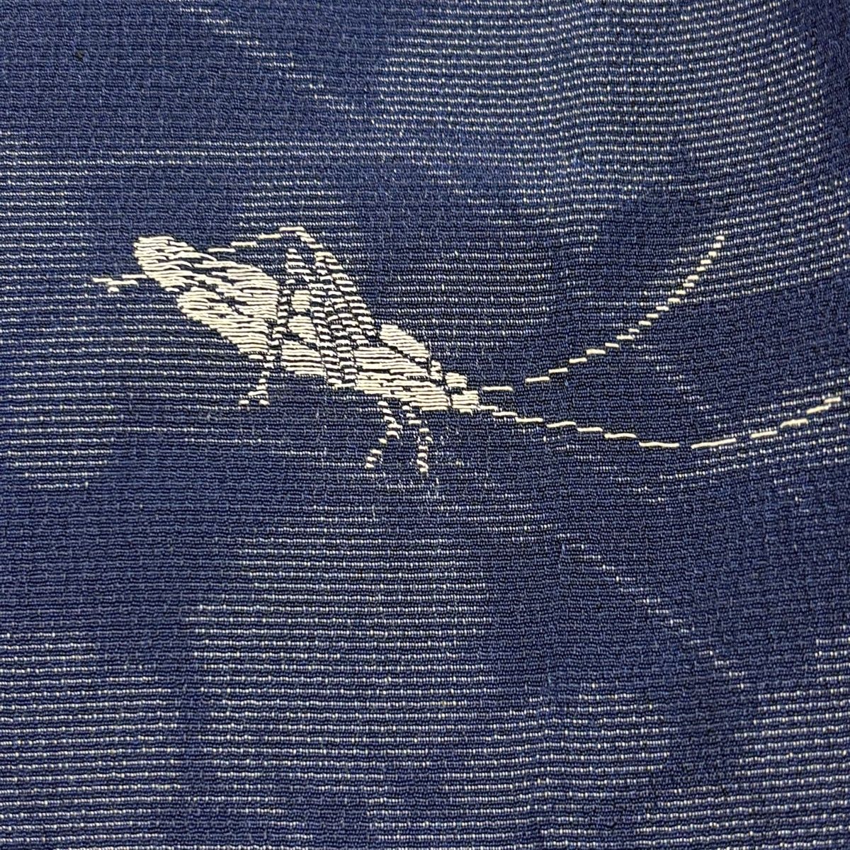 銀糸 紺色