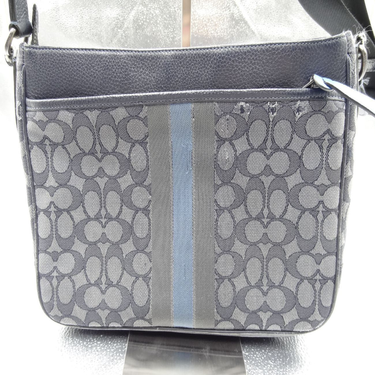 COACH コーチ トンプソン シグネチャー メッセンジャーバッグ メンズ