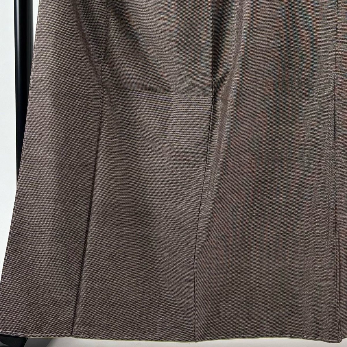 大島紬 身丈163 cm 裄丈66 M 袷 純泥染 証紙 焦茶色 正絹 名品