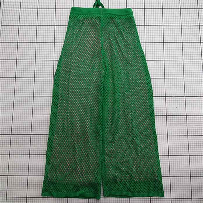 ◇ Θ アールイードット RE. 1989 仲里依紗 メッシュパンツ グリーン系