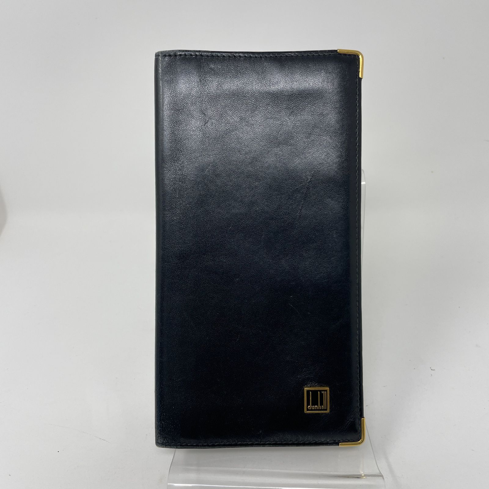 dunhill ブラックレザー長財布　出品　未使用 美品】ダンヒル dunhill レザー カード 札入れ 長財布 ブラック - メルカリ