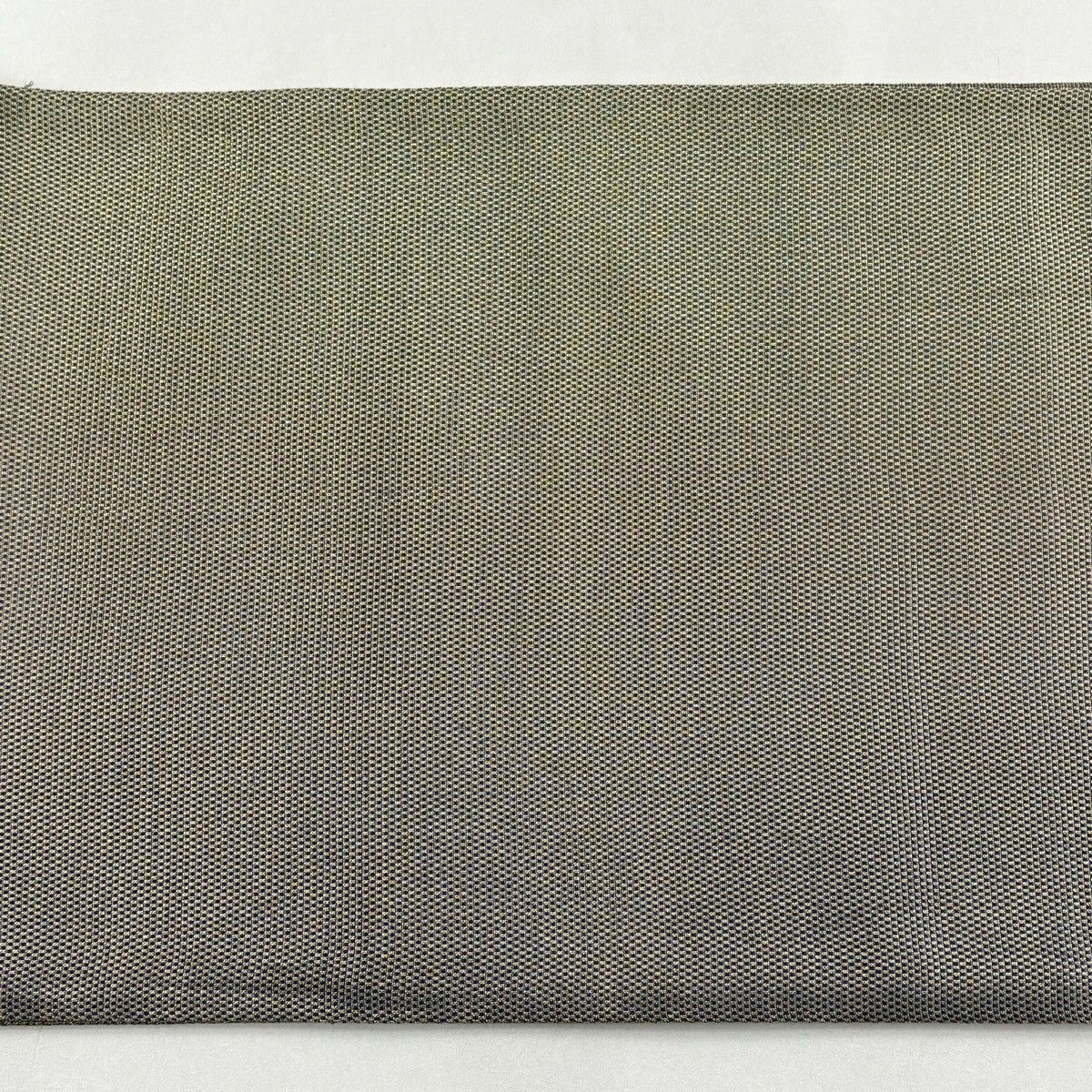 美品】 袋帯 秀品 よろけ縞 幾何学模様 金糸 ぼかし 青紫 六通 正絹