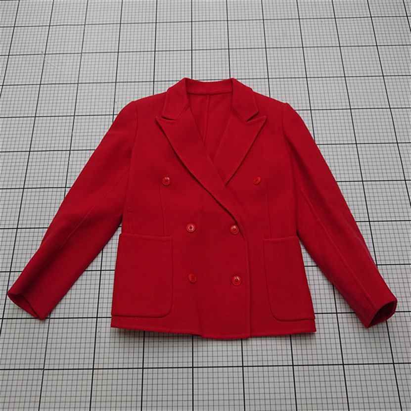 ⊇ ヘルノ Herno ダブルブレストジャケット レッド系 レディース E