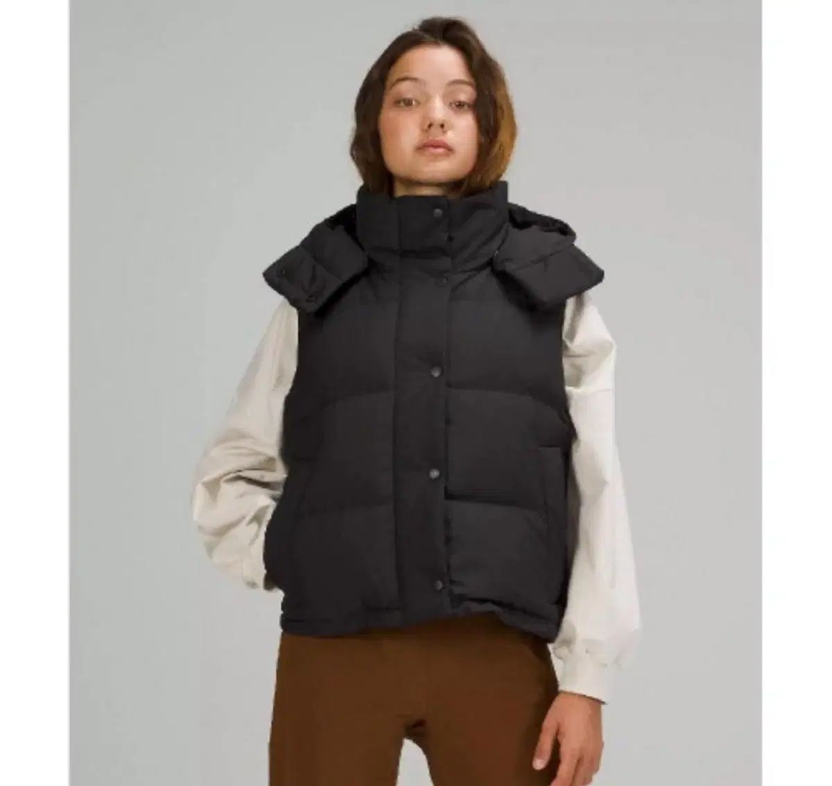 ルルレモン ワンダー パフ クロップド ベスト